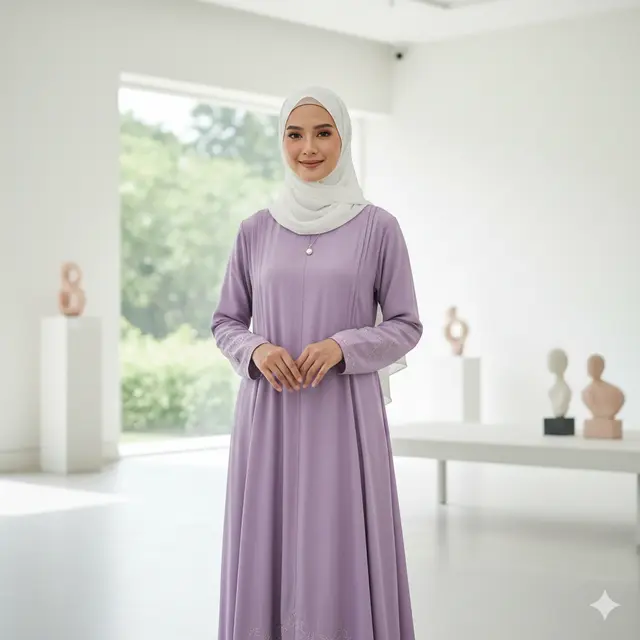 Baju Lilac Cocok dengan Jilbab Warna Apa? Ini 7 Rekomendasinya