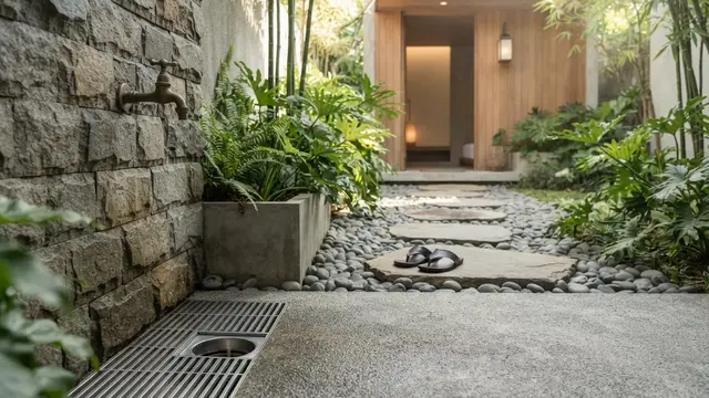 Model Tempat Wudhu Outdoor yang Sederhana tapi Nyaman