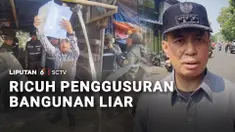 Pembongkaran belasan bangunan liar di Kapuk, Jakarta Barat, diwarnai kericuhan. Sejumlah warga yang mengaku sebagai ahli waris tidak terima dan adu mulut dengan petugas.