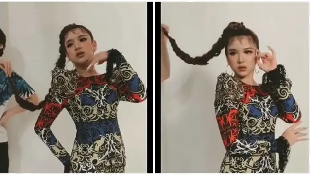 6 Gaya Pemotretan Tiara Anugrah Bergaya Swag, Bikin Pangling