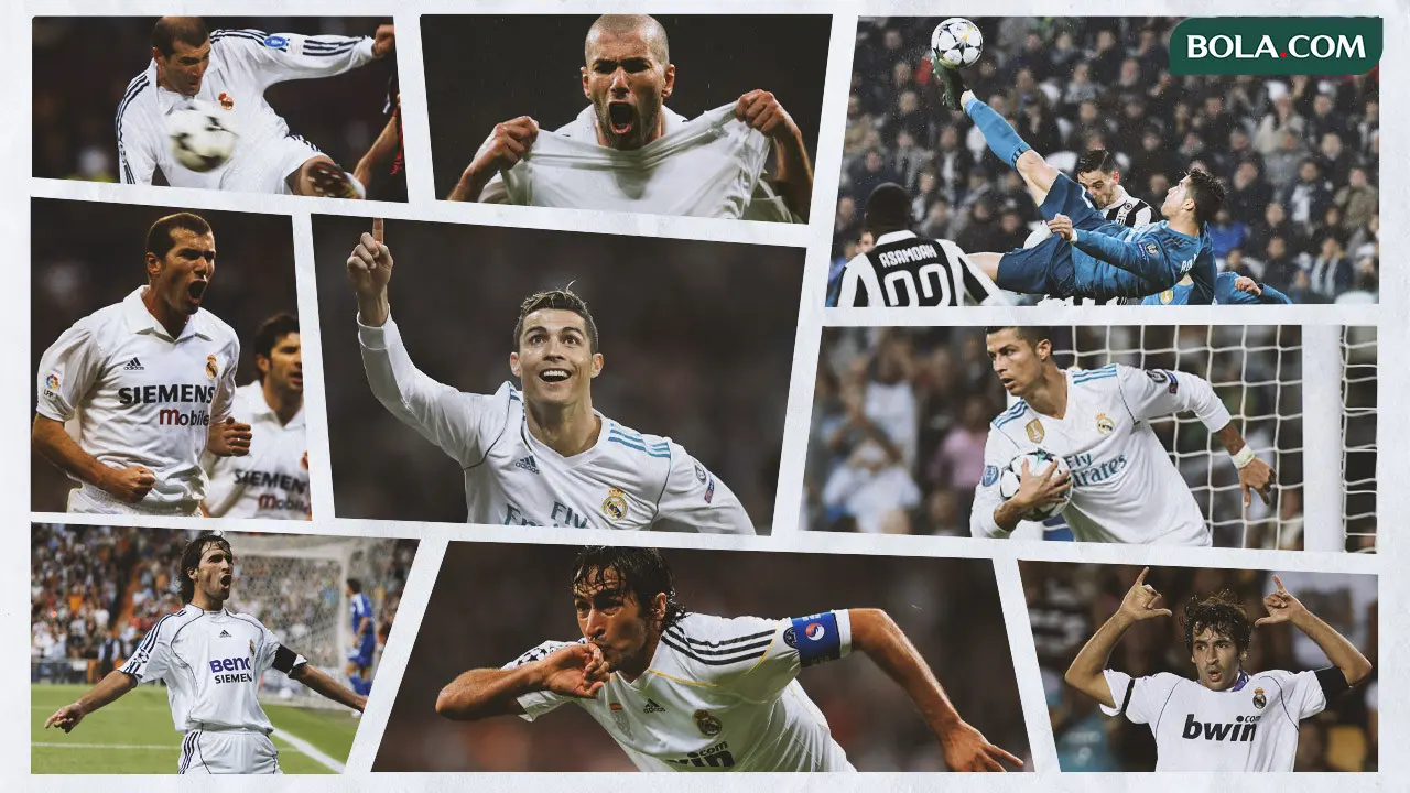Kolase - Real Madrid, Cristiano Ronaldo, Zinedine Zidane, Raul Gonzales