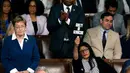 Tlaib menjadi perempuan keturunan Palestina pertama yang menjadi anggota Kongres AS. (Anna Moneymaker / GETTY IMAGES NORTH AMERICA / Getty Images via AFP)