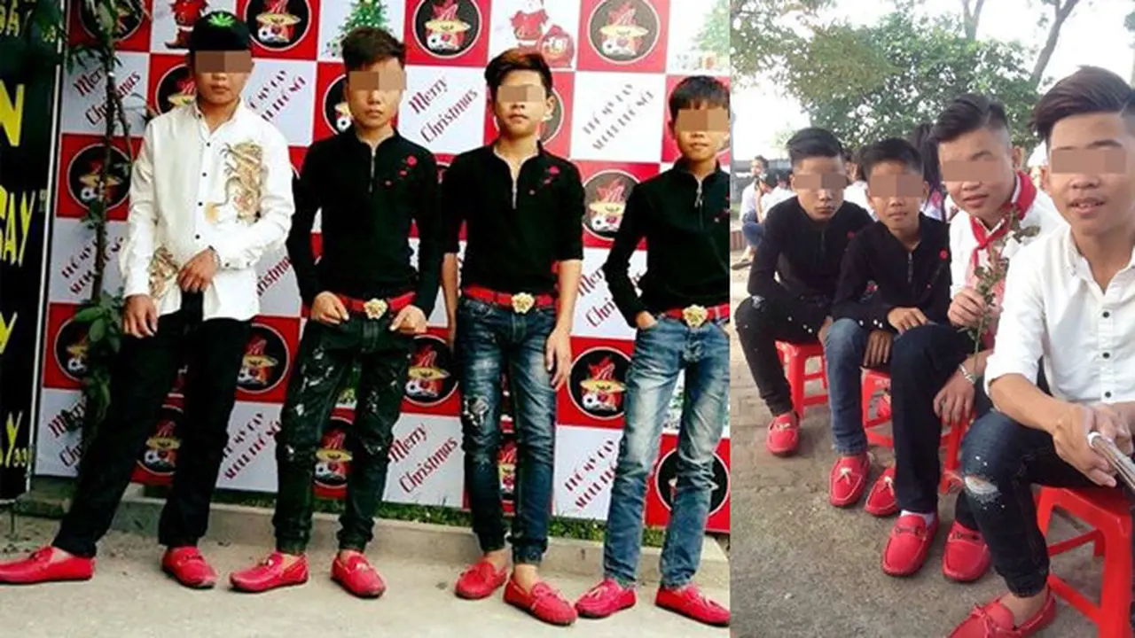Demam Sepatu Merah Darah Melanda Pria Alay di Vietnam