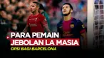 Berita Motion grafis 5 pemain jebolan La Masia yang bisa dipulangkan Xavi Hernandez ke Barcelona, untuk musim depan. Nama Thiago Alcantara menjadi salah satu pemain yang santer dikaitkan dengan Barcelona.