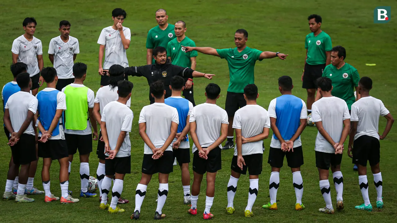 Latihan Timnas Indonesia U-22 untuk SEA Games 2023