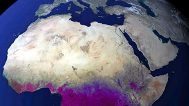 Bumi sempat berwarna ungu.