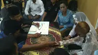 Sahroni nikah di Mapolsek Pademangan Jakarta Utara