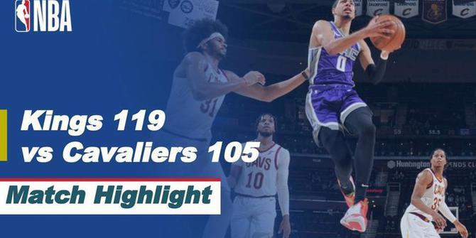 VIDEO: Highlights NBA, Sacramento Kings Taklukkan Tuan Rumah Cleveland Cavaliers 119-105