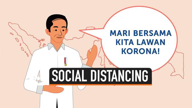 Videografis Cegah Virus Corona Covid 19 Meluas Dengan Social Distancing News Liputan6 Com