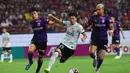 Semakin menariknya J1 League musim ini terbukti dengan jumlah penonton yang hadir di stadion. Total ada 7.734.871 penonton menyaksikan langsung laga J1 League, dengan rata-rata lebih dari 20 ribu penonton hadir per laga. Jumlah ini mengingkat signifikan dibanding dua musim sebelumnya. (Dok. J1 League)