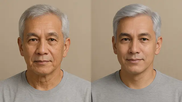 Inspirasi Warna Cat Rambut untuk Menutupi Uban (Foto: ChatGPT)