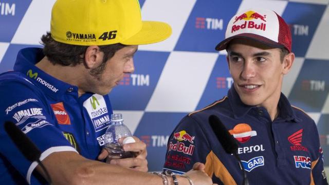 Marc Marquez dan Valentino Rossi