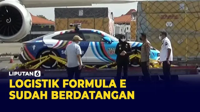 VIDEO: Jelang Formula E, Persiapan Logistik Berdatangan