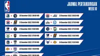 Jadwal dan Live Streaming NBA Week 11 di Vidio, 27 Desember 2022 - 2 Januari 2023