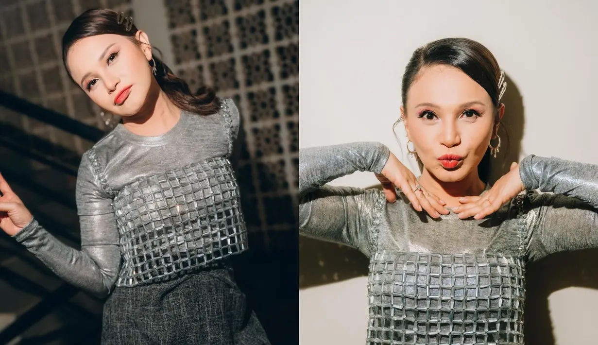 Kerap tampil glamor ala Diva, kali ini Rossa justru terlihat imut di potret terbaru. [@itsrossa910]