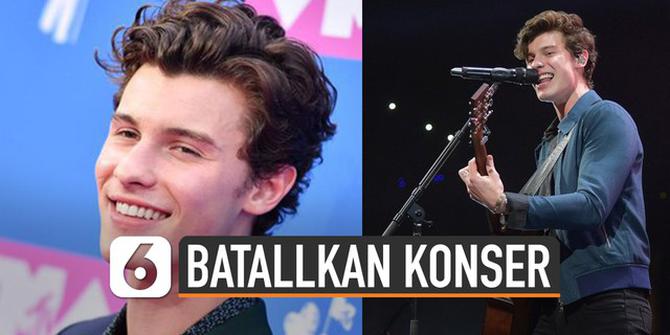 VIDEO: Alasan Shawn Mendes Batalkan Konser