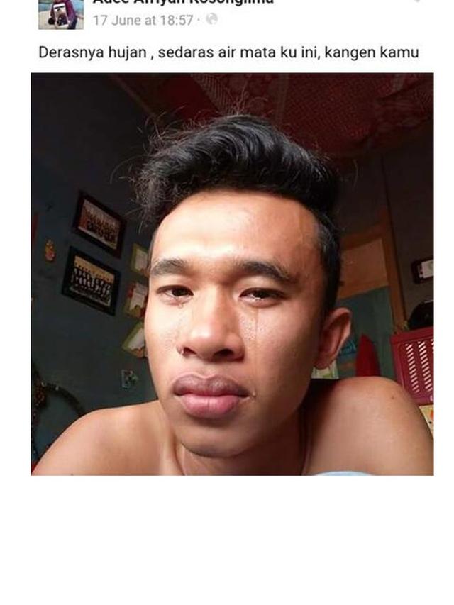 6 Status Facebook Cowok Dewasa Patah Hati Ini Kocak, Pamer Kesedihan Hot