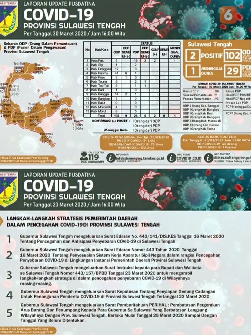 data Pusdatin Sulteng