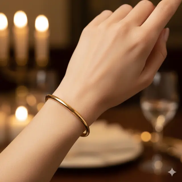 Model Gelang Emas Simple Tapi Menarik