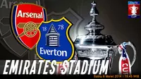 Arsenal vs Everton (Liputan6.com/Sangaji)
