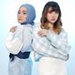 Fatin dan Ghea Indrawari berkolaborasi demi single Bukan Kamu. (Foto via Sony Music Entertainment Indonesia)