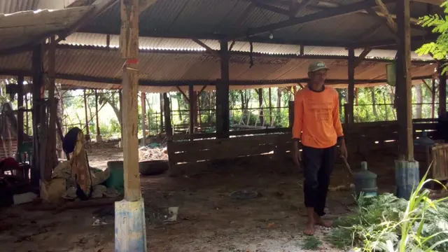 Petugas ketika memintai keterangan sejumlah saksi usai sapi warga hilang.