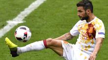 Gelandang tim nasional Spanyol, Cesc Fabregas. (AFP/Philippe Lopez)
