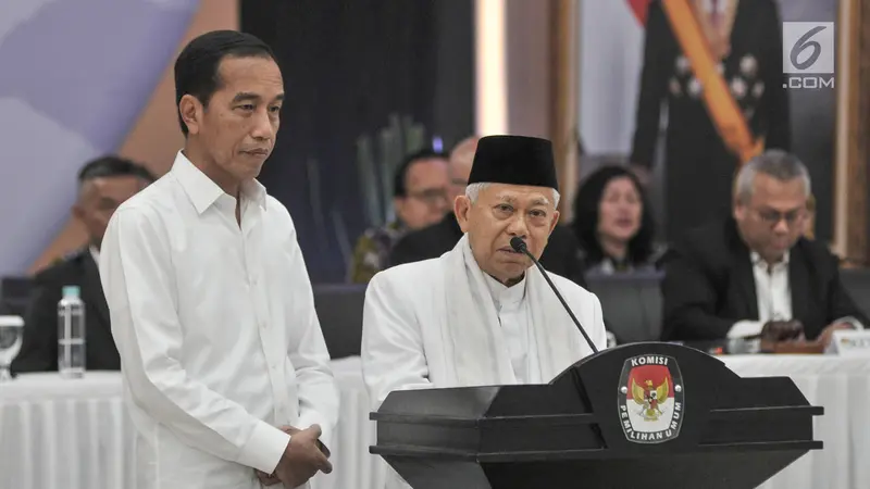 KPU Tetapkan Jokowi-Ma’ruf Amin Sebagai Presiden dan Wakil Presiden Terpilih