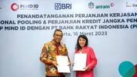 Penandatanganan Perjanjian Kerja Sama Notional Pooling & Perjanjian Kredit Modal Kerja Jangka Pendek antara Group MIND ID dengan PT Bank Rakyat Indonesia (Persero) Tbk.
