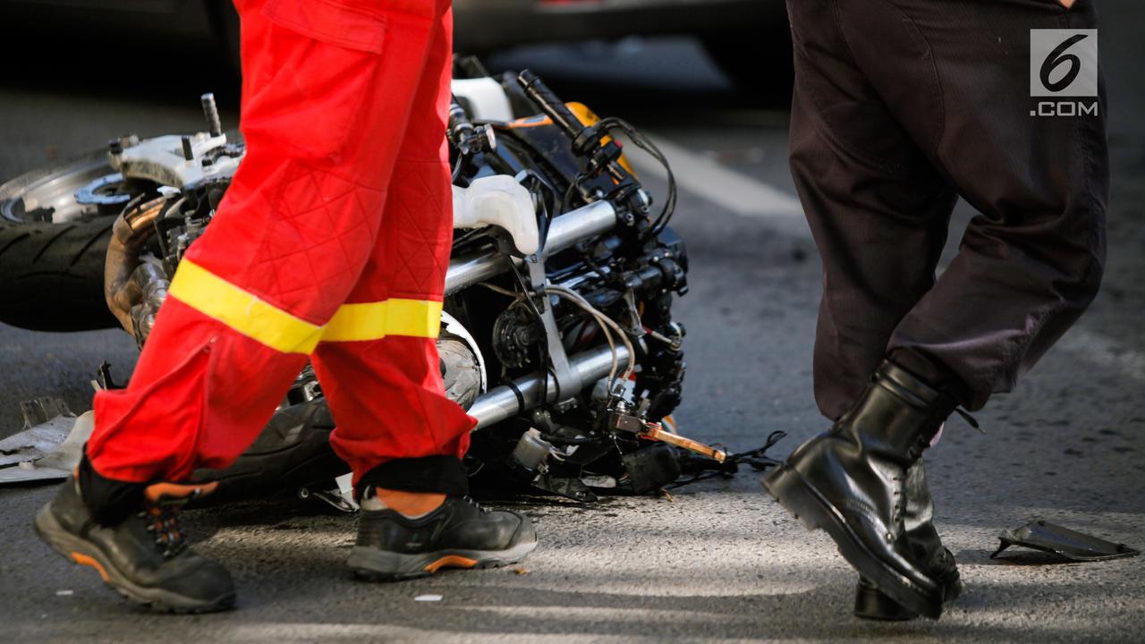 Kecelakaan Kendaraan Bermotor atau Kecelakaan Roda Dua