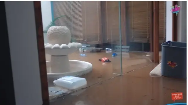 7 Potret Rumah Irish Bella dan Ammar Zoni yang Terendam Banjir, Baru Pertama Kali