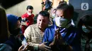 Roy Suryo usai menjalani pemeriksaan di Direskrimum Polda Metro Jaya, Jakarta, Kamis (28/7/2022). Roy Suryo telah menjalani pemeriksaan lanjutan sebagai tersangka kasus meme stupa Candi Borobudur. (Liputan6.com/Faizal Fanani)