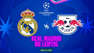 Link Live Streaming Liga Champions di Vidio: Real Madrid Vs RB Leipzig