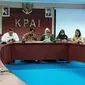 Konferensi pers tentang isu sekaligus muatan narkoba dalam makanan maupun obat-obatan anak usia dini di Gedung KPAI Menteng. (Liputan6.com/Lady Nuzulul Barkah Farisco)