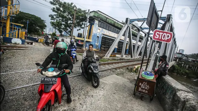 KAI Tutup 6 Perlintasan Rawan Kecelakaan