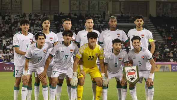 Timnas Irak U-23 di Piala Asia U-23 2024. (KARIM JAAFAR / AFP)