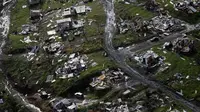 Lingkungan hunian yang hancur setelah Badai Maria di Toa Alta, Puerto Rico, 28 September 2017. (AP)