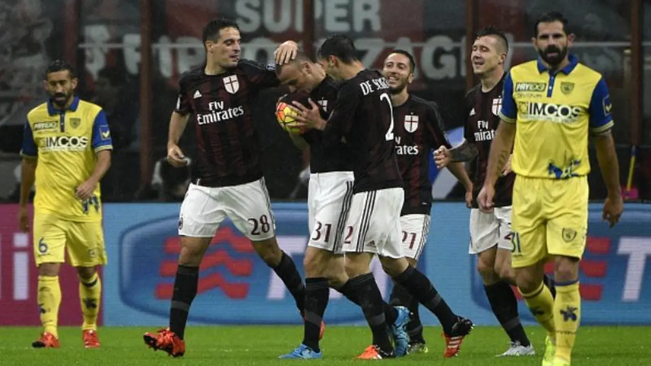 ac milan vs chievo verona