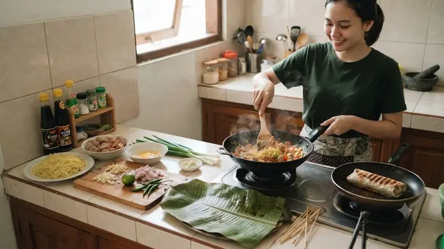 Resep Mie Goreng Bakar