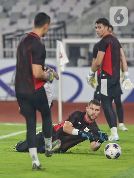 Saat menghadapi China, skuad Garuda diprediksi akan mengalami perubahan besar, terutama pada posisi penjaga gawang. (Liputan6.com/Angga Yuniar)