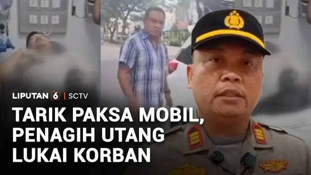 Tarik Paksa Mobil, Penagih Utang Lukai Korban