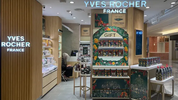 Yves Rocher Perbarui Butik Plaza Indonesia dengan konsep lebih hangat dan berkelanjutan. dok. Yves Rocher
