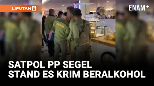 VIDEO: Viral! Stand Es Krim di Surabaya Disegel karena Diduga Mengandung Alkohol
