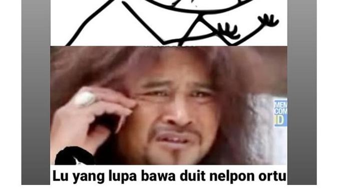 Meme bocah main di Warnet (Sumber: Instagram/sejiwatinja)