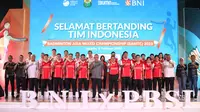 Tim bulutangkis Indonesia untuk Kejuaraan Asia Beregu 2023. (PBSI)