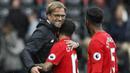 Liverpool kembali menunjukan trend positif dengan membungkam tuan rumah Swansea 2-1. Kemenangan ini mengantar The Reds duduk di posisi keempat klasemen Liga Inggris. (Reuters/Stefan Wermuth)