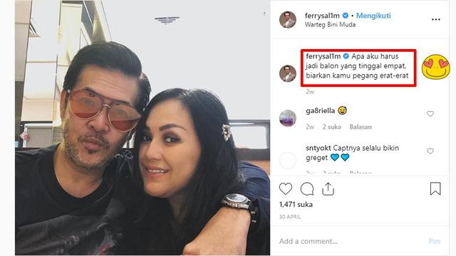 6 Gombalan Receh ala Ferry Salim untuk Istri Ini Bikin Iri yang Jomblo