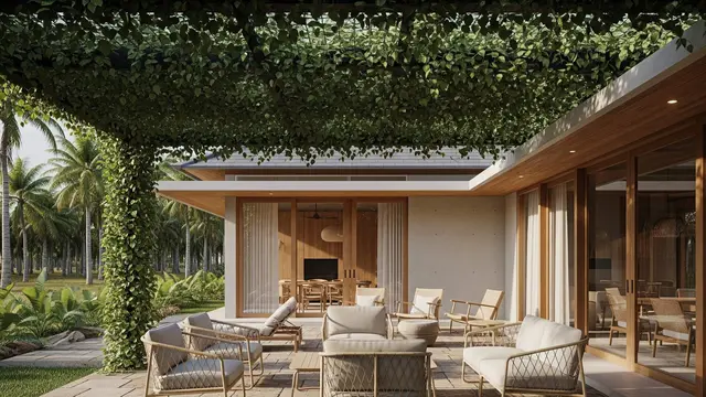 Model Rumah Minimalis Sederhana Dekat Perkebunan