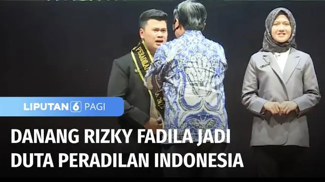 Mahkamah Agung bekerja sama dengan Emtek menggagas Duta Peradilan Indonesia untuk pertama kalinya. Mahasiswa Universitas Ahmad Dahlan Yogyakarta, Danang Rizky Fadila terpilih sebagai Duta Peradilan Indonesia. Duta terpilih ini diharap mampu menjadi j...