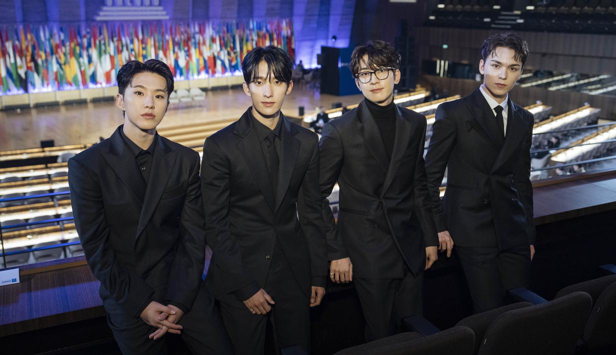 Pidato Seventeen akan fokus pada pesan tentang bagaimana pendidikan dan solidaritas di antara generasi muda dapat mengubah masa depan. (AP Photo / Lewis Joly)